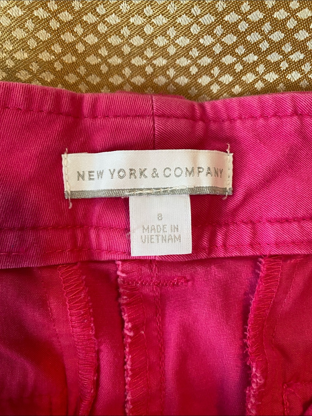 New York & Company Hot Pink Casual Shorts - Picture 4 of 7
